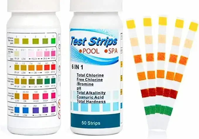Chlorine Test Strips (6 in 1 strip)