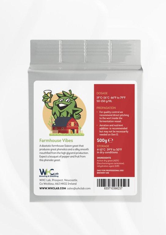 Farmhouse Vibes: Diastatic Saison Dry Yeast (500g)